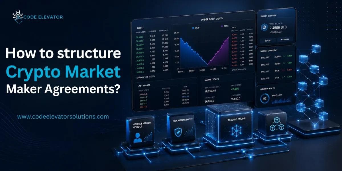 How to structure crypto market maker agreements