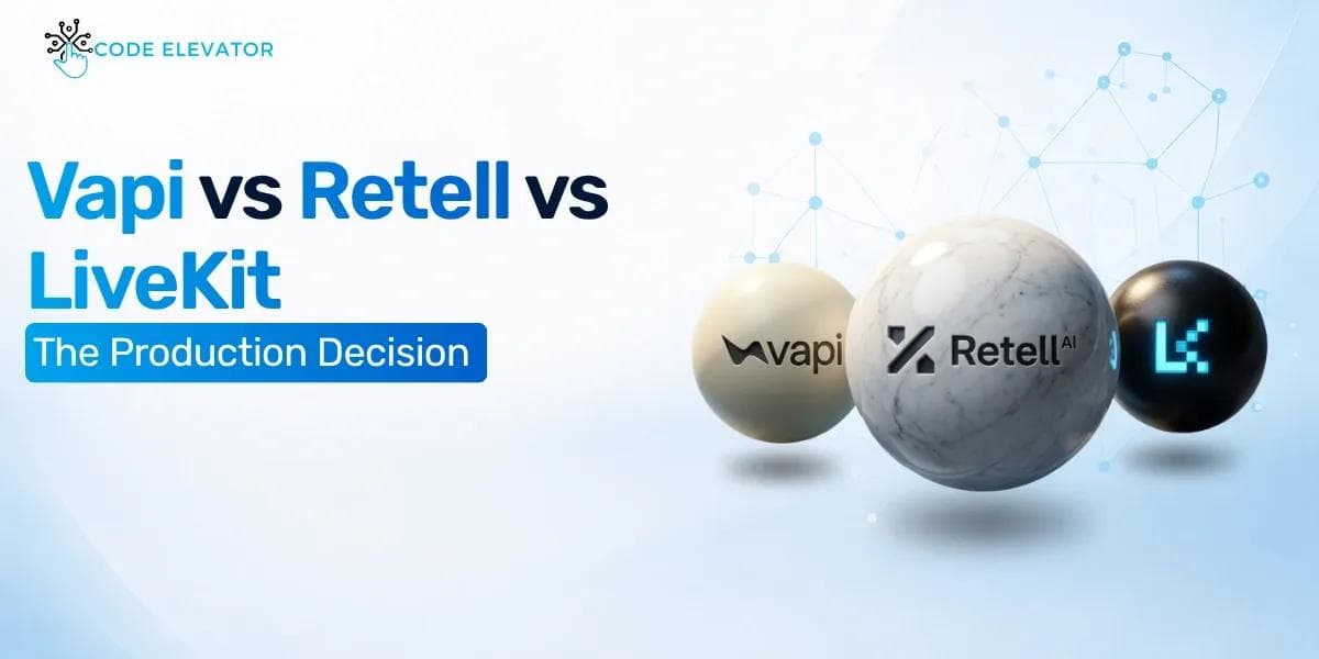 Vapi vs Retell vs LiveKit: The Production Decision